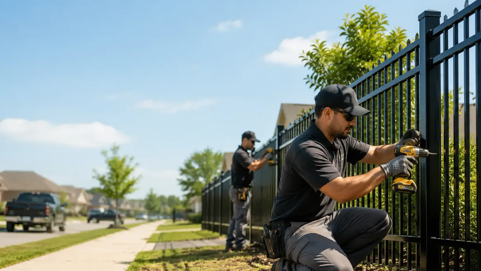 Metal Fence Installation in Bell City, LA